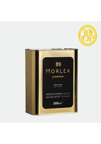 Morlea Premium Erken Hasat Soğuk Sıkım Naturel Sızma Zeytinyağı 2 lt