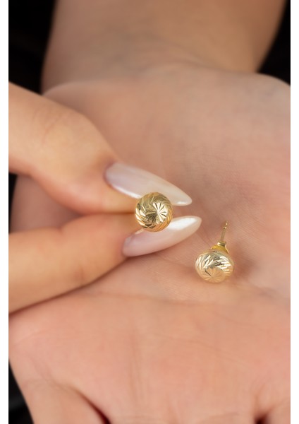 Kadın 925 Ayar Gümüş Top Küpe fiyatları