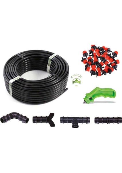 400 mt Damlama Borusu Deliksiz - 16 mm Set