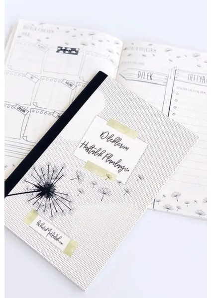 Dileklerim Haftalık Planlayıcı Defter