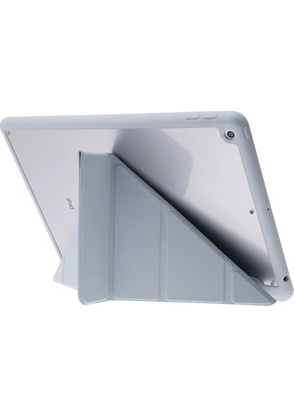 Apple iPad Air 3 2019 Yatay ve Dikey Katlanabilen Uyku Modlu Kalemlikli Clemon Kılıf A2153 A2123 A2152 Seri