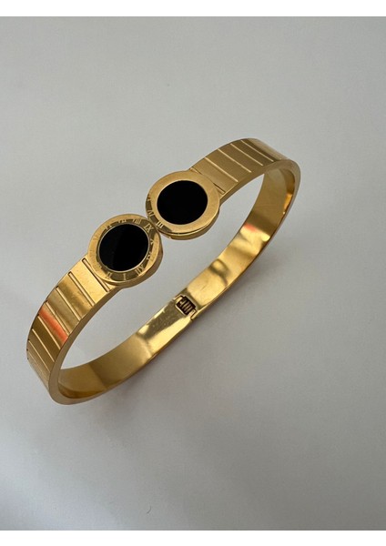 Bvlgari Marka Model Gold Çelik Kelepçe