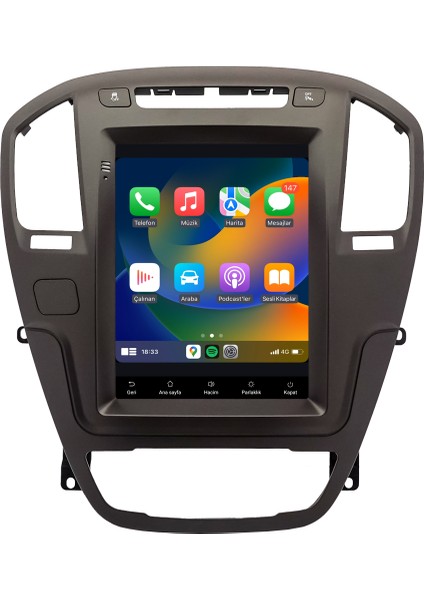 Opel Insignia (2009-2013) Android 14 Multimedya - 4 GB Ram - 64 GB Hafıza - Carplay CRV-4404XDT