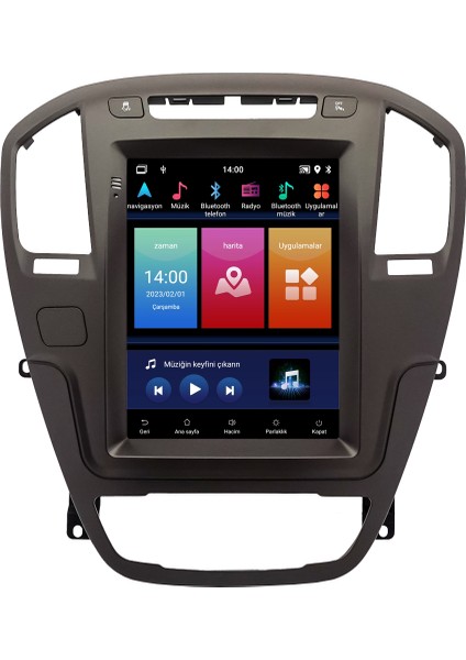 Opel Insignia (2009-2013) Android 14 Multimedya - 4 GB Ram - 64 GB Hafıza - Carplay CRV-4404XDT