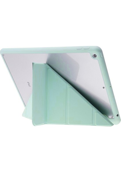 Apple iPad 8. Nesil 10.2 Inç 2020 Yatay ve Dikey Katlanabilen Uyku Modlu Kalemlikli Clemon Kılıf A2430 A2429 A2428 A2270 Seri