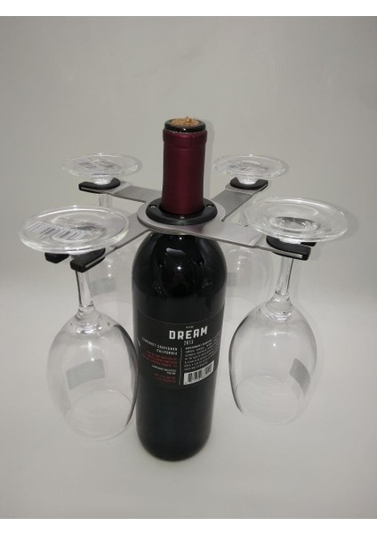 Şişeler Için Bardak Tutacağı Şık Pratik Orjinal-Wine Glass Holder