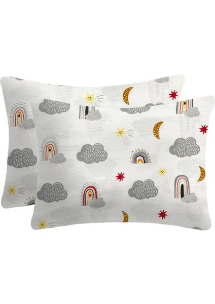 Flanel ( Pazen ) Bebek Yastık Kılıfı | 35X45 ( 2 Adet )