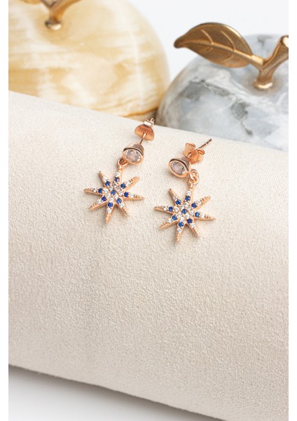 Kadın 925 Ayar Gümüş Sallantılı Nazar Küpe fiyatları