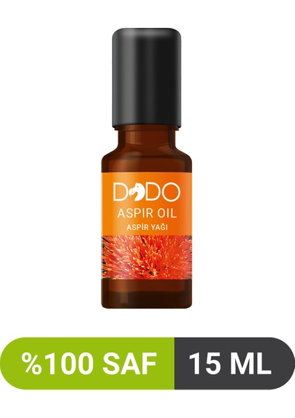 %100 Saf Aspir Yağı 15 ml (3 Başlıklı Özel Kutu)
