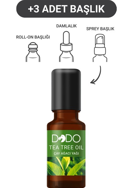 %100 Saf Çay Ağacı Yağı 15 ml (3 Başlıklı Özel Kutu) modelleri