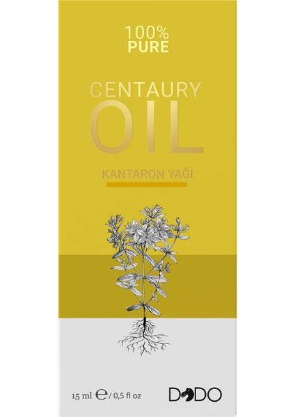 %100 Saf Kantaron Yağı 15 ml (3 Başlıklı Özel Kutu)