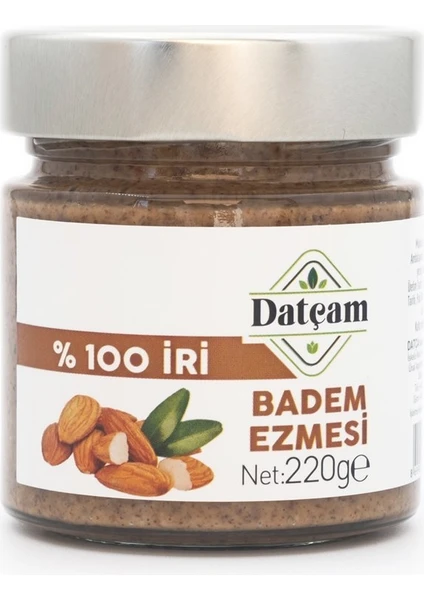 Iri Badem Ezmesi Şekersiz 220 gr