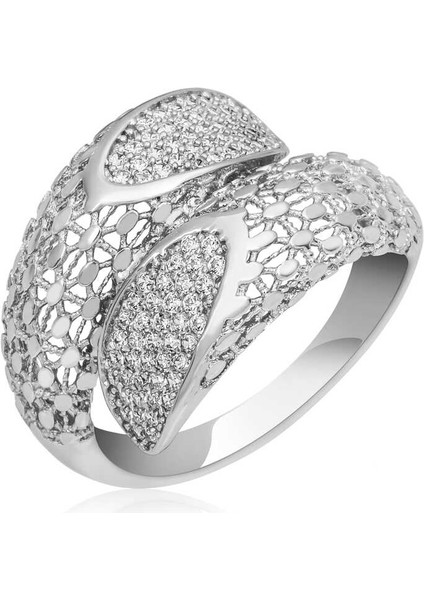 Gümüş Zirkon Taşlı Kadın Yüzük