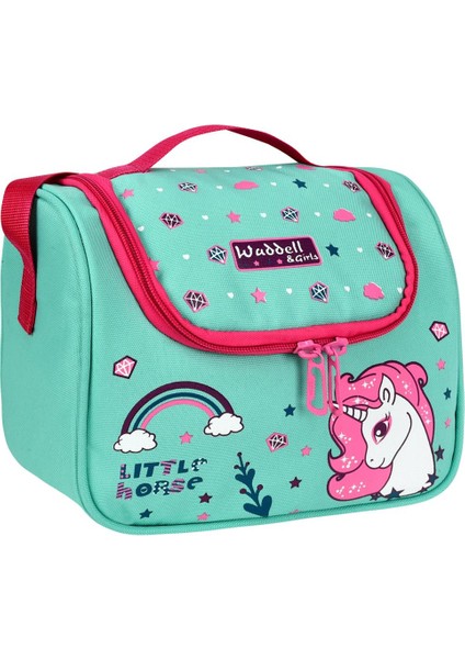 Lisanslı Little Horse Mint Yeşili Desneli Beslenme Çantası