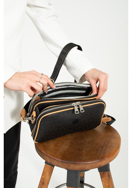 5 Bölmeli Kadın Omuz Çantası Yeni Sezon SQ-4023 modelleri