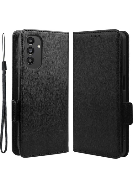 Samsung Galaxy A14 Için 5g Litchi Doku Telefon Kapağı Şok Geçirmez Pu Deri Manyetik Toka Stand Cüzdanı Ile Telefon Kılıfı (Yurt Dışından) fiyatları