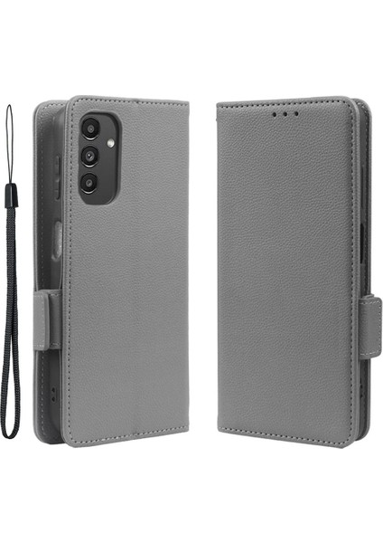Samsung Galaxy A14 Için 5g Litchi Doku Telefon Kapağı Şok Geçirmez Pu Deri Manyetik Toka Stand Cüzdanı Ile Telefon Kılıfı (Yurt Dışından) fiyatları