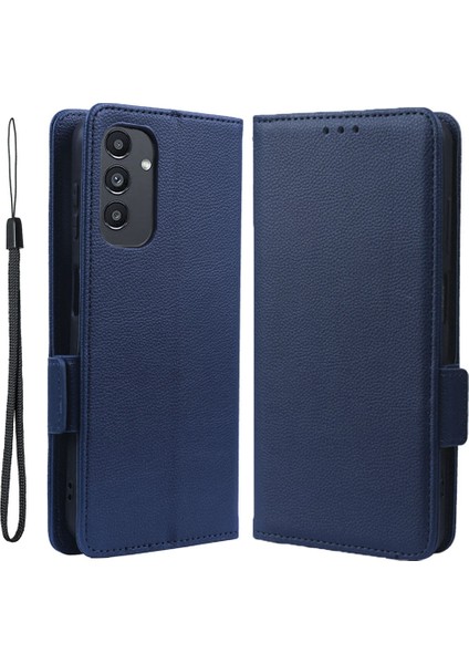 Samsung Galaxy A14 Için 5g Litchi Doku Telefon Kapağı Şok Geçirmez Pu Deri Manyetik Toka Stand Cüzdanı Ile Telefon Kılıfı (Yurt Dışından) fiyatları