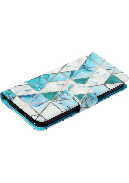 Samsung Galaxy A14 5g Için 3D Desen Baskı Telefon Kılıfı Scratch Pu Deri Deri Cüzdan Flip Kapak Standı Kayış (Yurt Dışından)