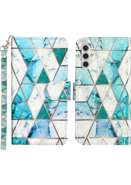 Samsung Galaxy A14 5g Için 3D Desen Baskı Telefon Kılıfı Scratch Pu Deri Deri Cüzdan Flip Kapak Standı Kayış (Yurt Dışından) fiyatları