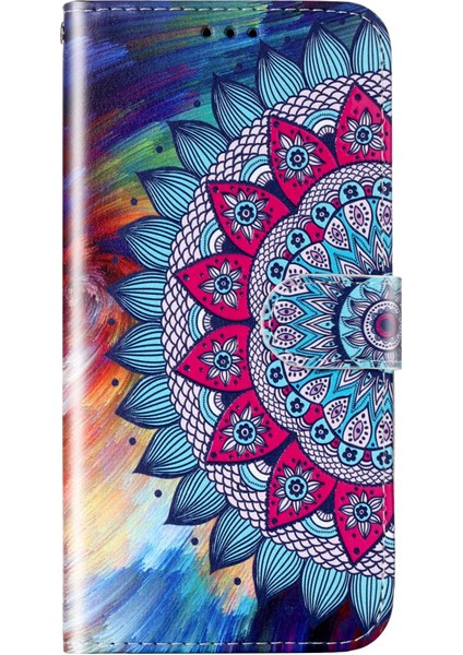 Samsung Galaxy A04S Için 4g (164.7 x 76.7 x 9.1 Mm) Desen Kabartmalı Telefon Kılıfı Pu Deri Deri Tpu Cüzdan Kılıfı Stand / El Kayışı (Yurt Dışından) modelleri