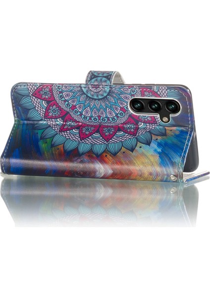 Samsung Galaxy A04S Için 4g (164.7 x 76.7 x 9.1 Mm) Desen Kabartmalı Telefon Kılıfı Pu Deri Deri Tpu Cüzdan Kılıfı Stand / El Kayışı (Yurt Dışından) indirimleri