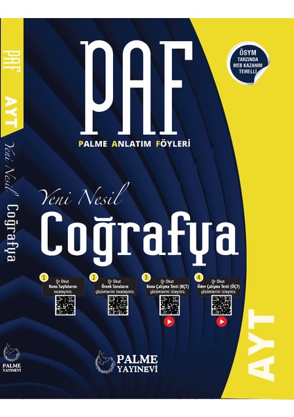 Palme Paf Yks Ayt Coğrafya Konu Kitabı *kurumsal*
