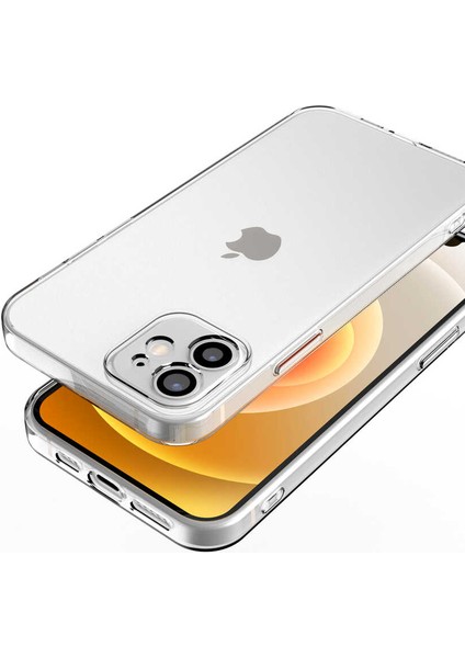 Apple iPhone 12 Kamera Korumalı Şeffaf Kılıf + Ekran Koruyucu fırsatları