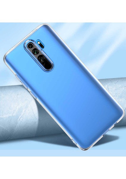 Xiaomi Redmi Note 8 Pro Kamera Korumalı Şeffaf Kılıf + Ekran Koruyucu