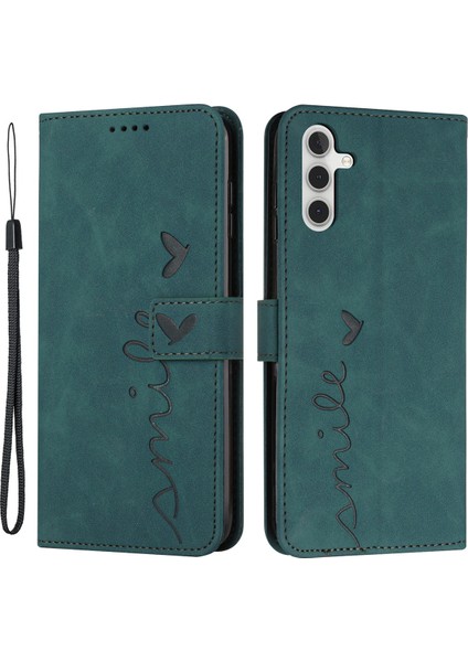 Samsung Galaxy A14 5g Için Cilt Touch Pu Deri Cep Telefonu Kapağı Kalp Şekli Dışında Telefon Kılıfı Flip Stand Cüzdan (Yurt Dışından) fiyatları