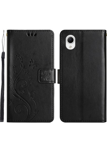 Samsung Galaxy A23E Için Baskı Çiçek Kelebek Telefon Kapağı Pu Deri Şok Geçirmez Cüzdan Stand Kılıfı (Yurt Dışından) fiyatları