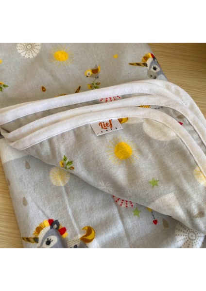 Flanel ( Pazen ) Bebek Battaniyesi 100X115 | Çift Taraflı