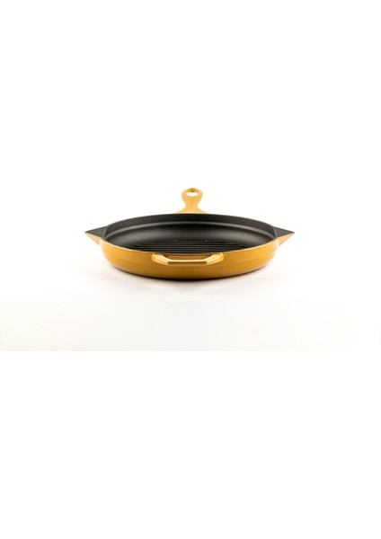 Hsygtv Yuvarlak Grill Döküm Tava 28CM