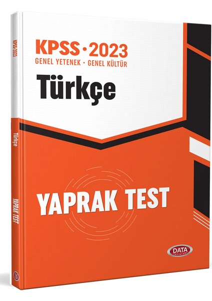KPSS Türkçe Yaprak Test