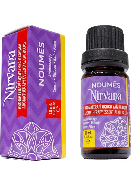 Noumes %100 Saf ve Doğal Nirvana Aromaterapi Uçucu Yağ Karışımı 10 ml