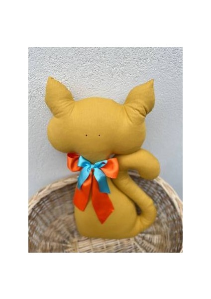 Büyük Kedi Oyuncak 66 cm Uyku Arkadaşı Kedi Figürlü Yastık fırsatları