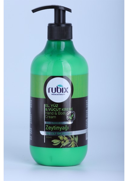 Zeytinyağı Özlü El Yüz & Vücut Kremi 500ML