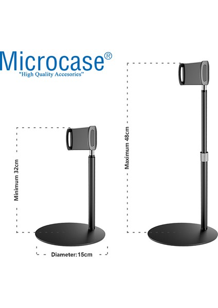 Uzayabilir 2in1 Masaüstü Telefon Tablet Tutucu Stand - AL3579