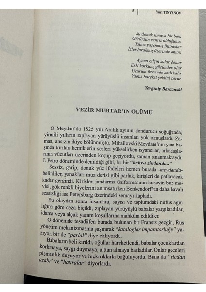 Özçağatay Yayıncılık Vezir Muhtarın Ölümü