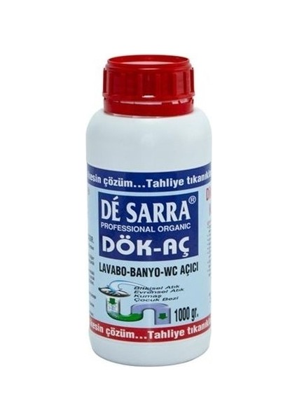 De Sarra Profesyonel Lavabo Açıcı 1 lt