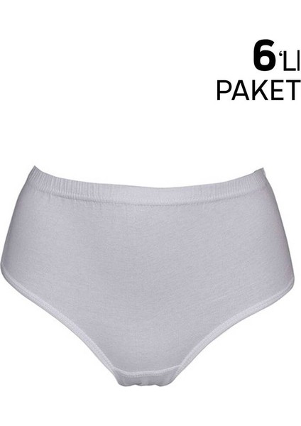Tutku Kadın Ribana Bato Külot 6 Lı 922 | Beyaz