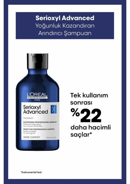 Serie Expert Serioxyl Advanced Yoğunluk Kazandıran Şampuan 300ml