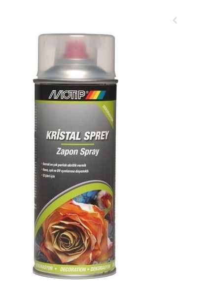 400 Ml Sprey Vernik Kristal Vernik Gül Çiçek Boyama Verniği