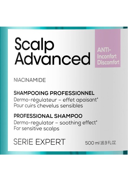 Serie Expert Scalp Advanced Hassas Saç Derisi Için Profesyonel Şampuan 500ml