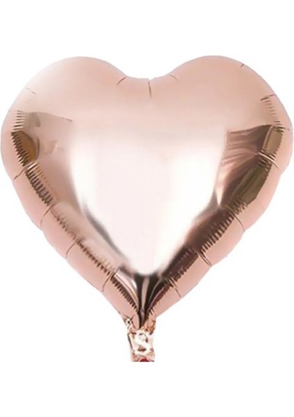 Rose Gold Kalp Folyo Balon 24'' - 60 cm