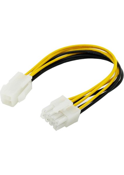 PrimeX Plus PX-4261 4 Pin To 8 Pin Psu Güç Çevirici, Anakrt 4pini 8 Pine Çevirici Kablo