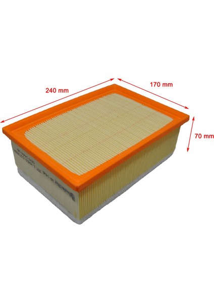 Peugeot 307 1.4, 1.6 16V, 2.0 16V 2000-2008 Hava Filtresi fiyatları