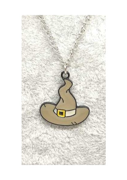 Mineli Cadı Şapkası Kolye