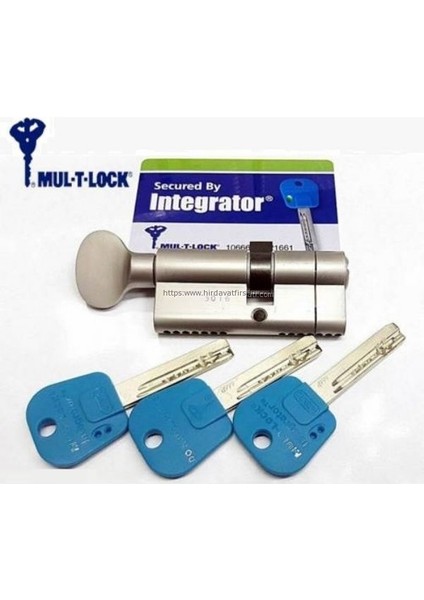 Mul-T-Lock Multilock, Multlock Integratör Mandallı Tuzaklı Patentli Anahtarlı Barel