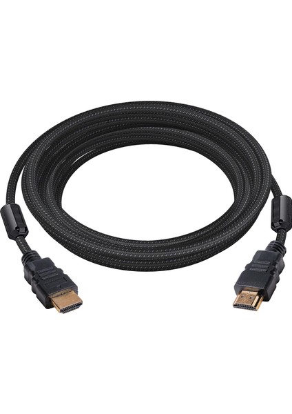 HDMI Kablosu Gold 1.4V 3D 4K Örgülü Filtreli 10MT Gabble Gab-10